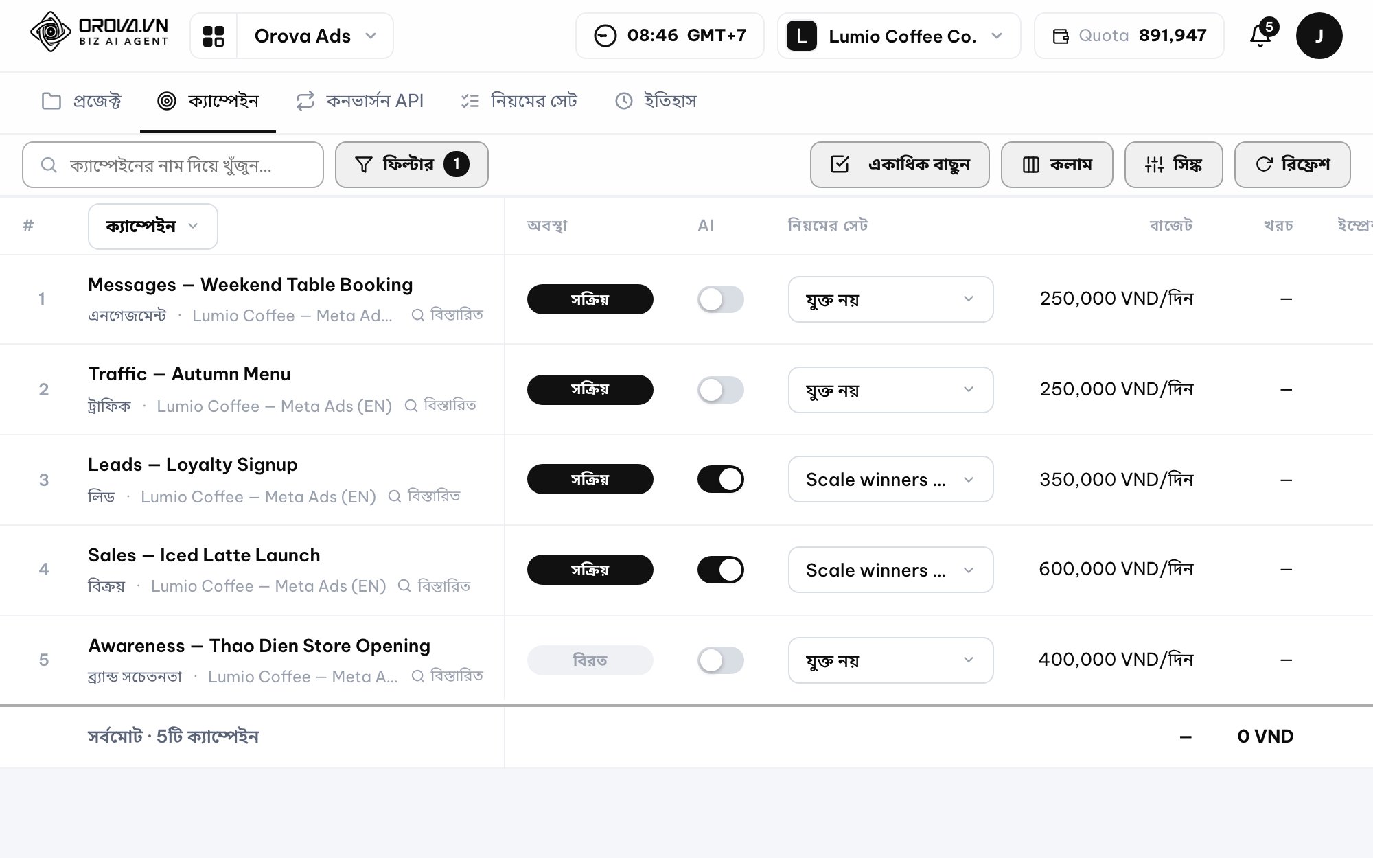 এক জায়গা থেকে Google Ads, Meta Ads ও TikTok Ads স্বয়ংক্রিয় করুন