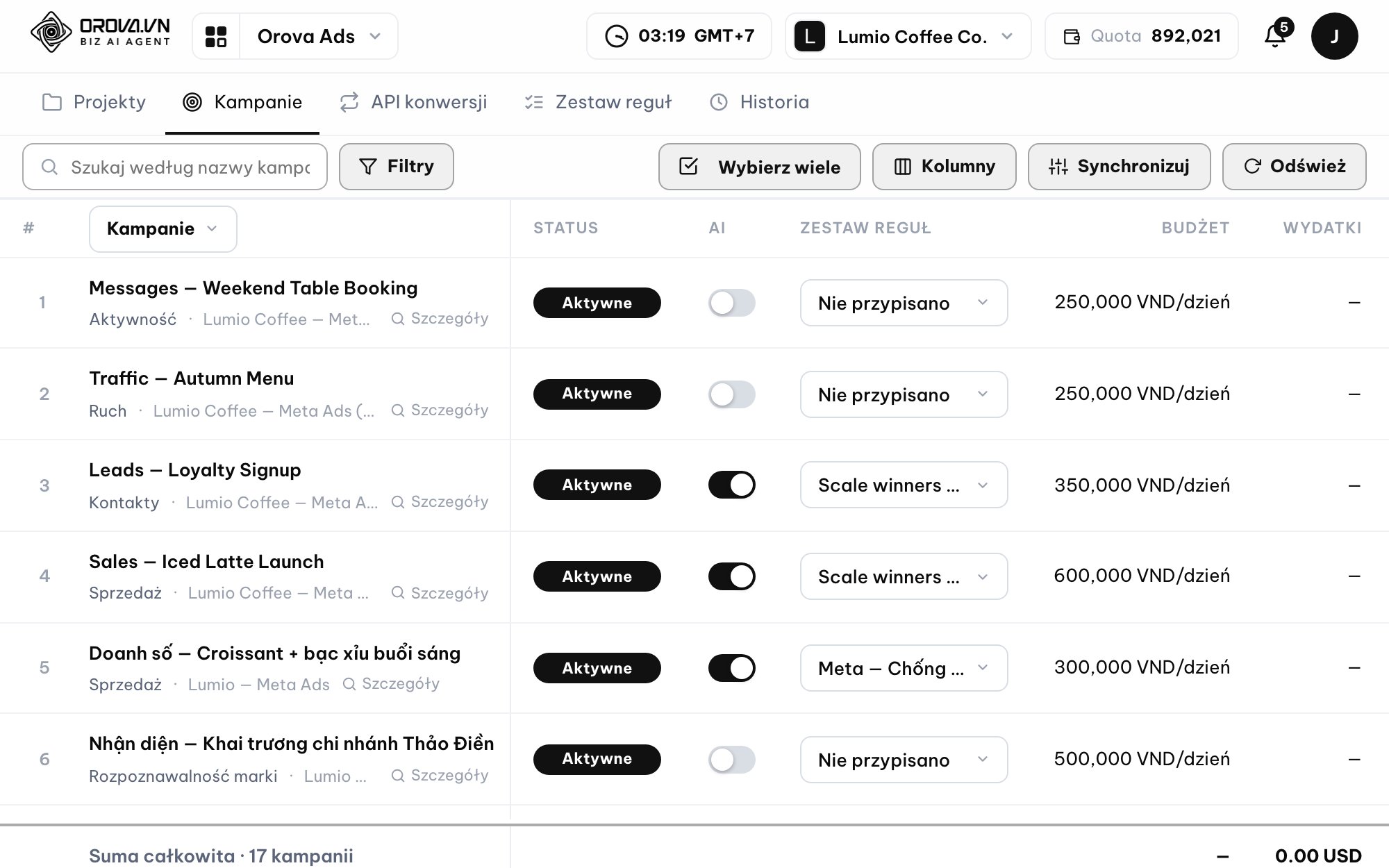 Automatyzuj Google Ads, Meta Ads i TikTok Ads z jednego miejsca