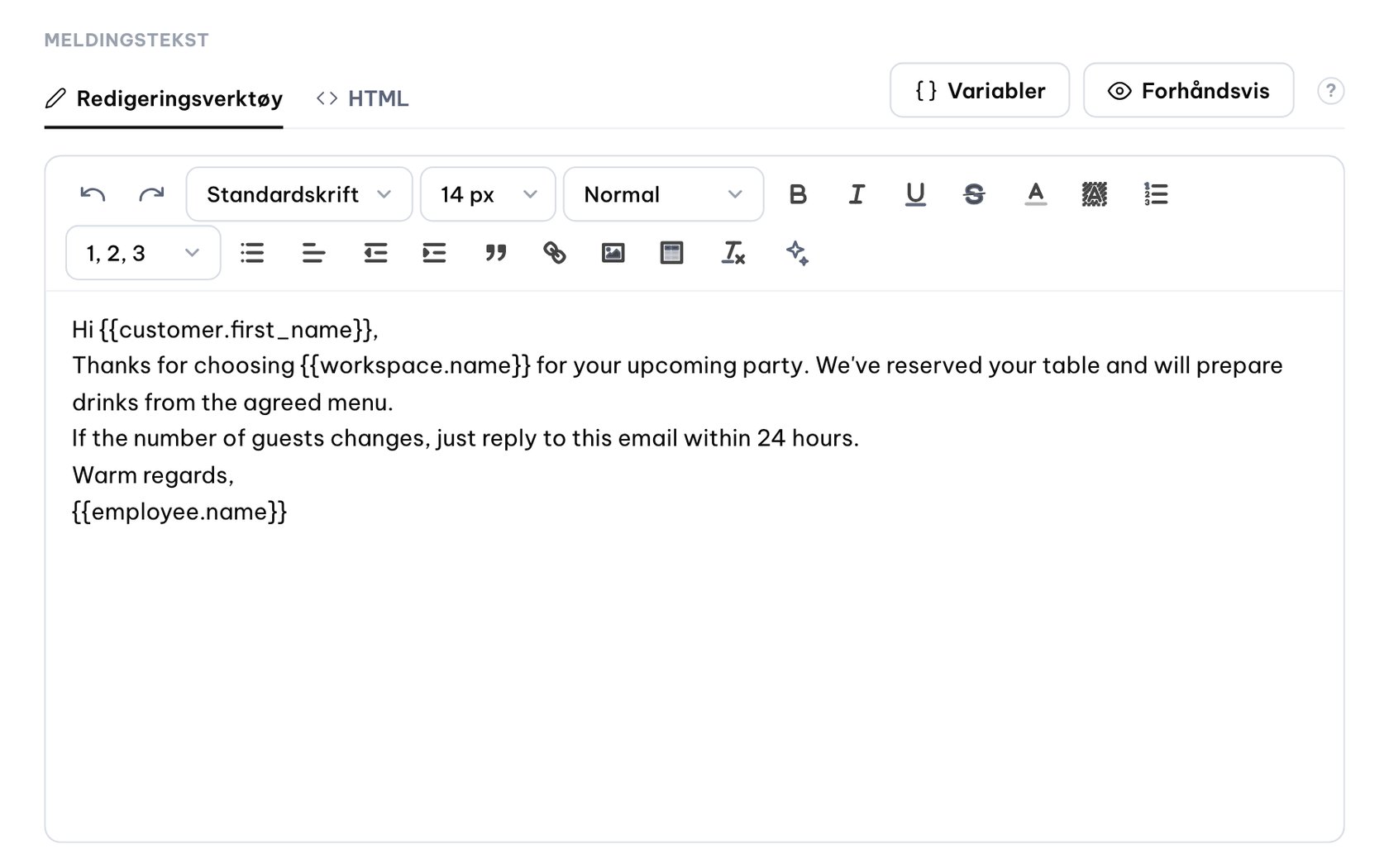 Fyll ut e-postdetaljer automatisk
