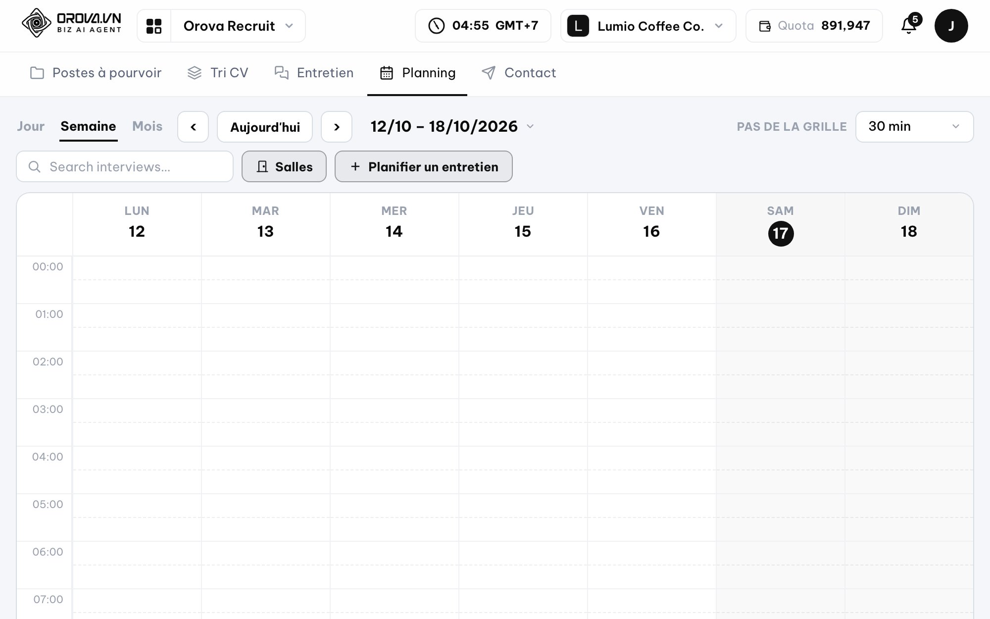 Orova Recruit — Suivi des statuts et communication automatisée