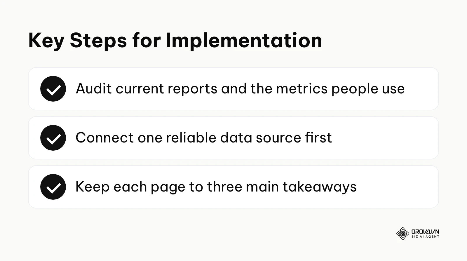 Checklist for adapting to Looker Studio