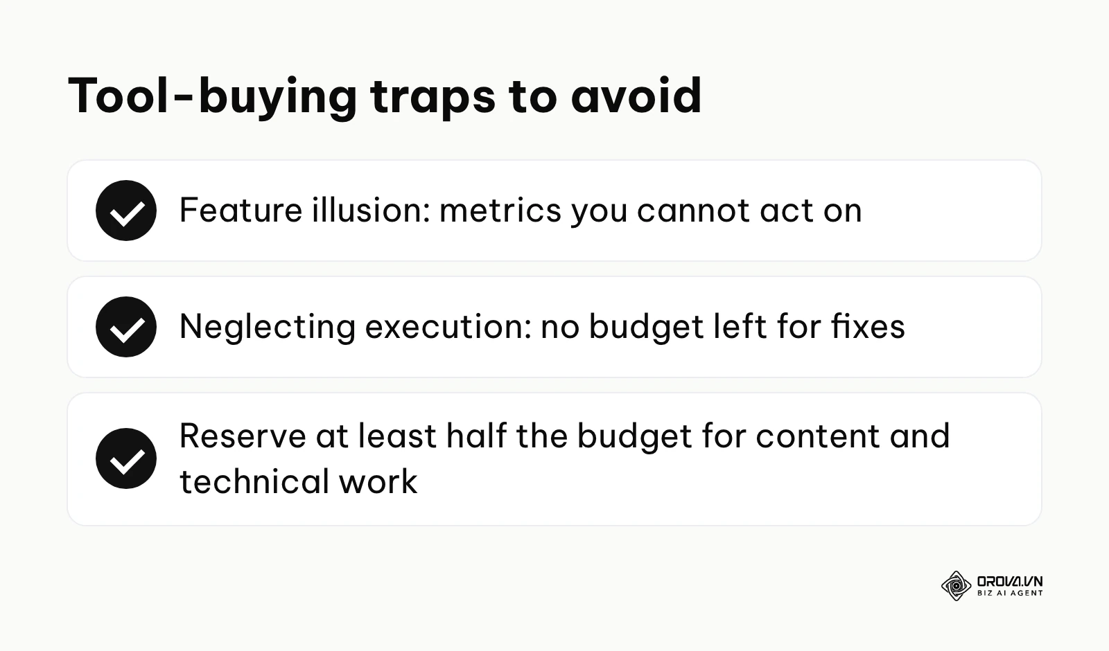 Common traps when buying AI visibility tracking tools.