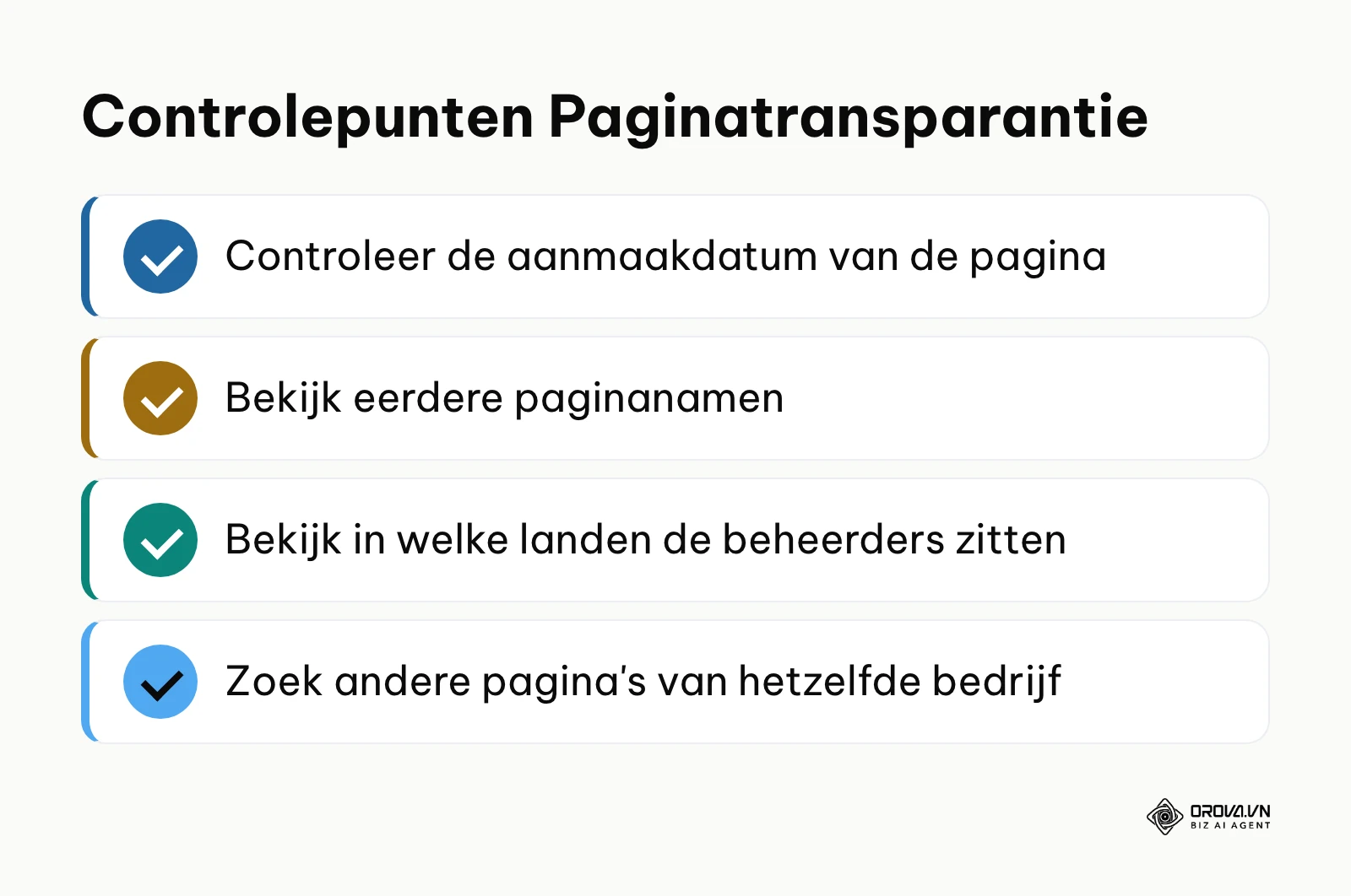 Vier controlepunten bij het analyseren van paginatransparantie