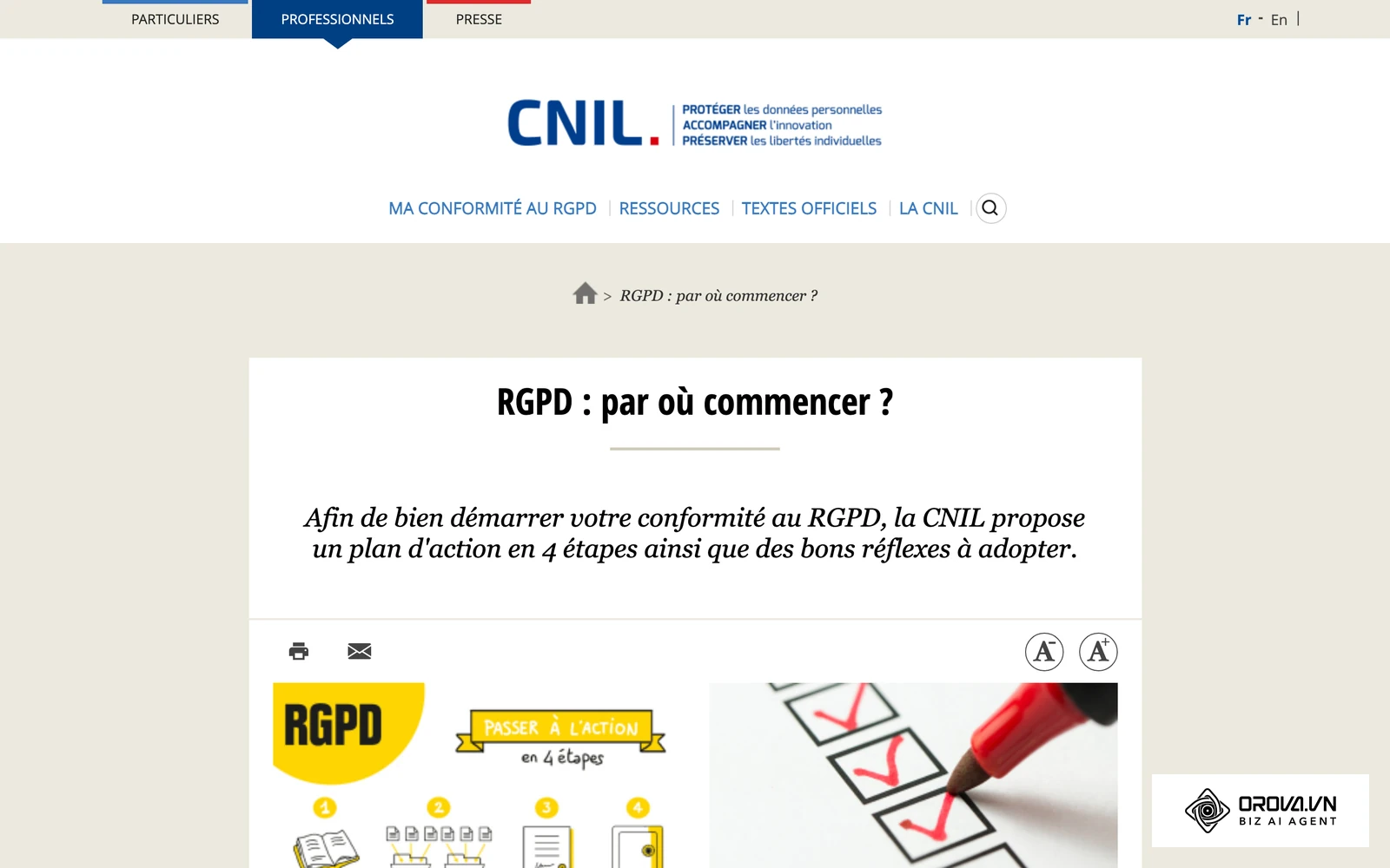 Guide de conformité RGPD de la CNIL définissant les règles de conservation des données RH.