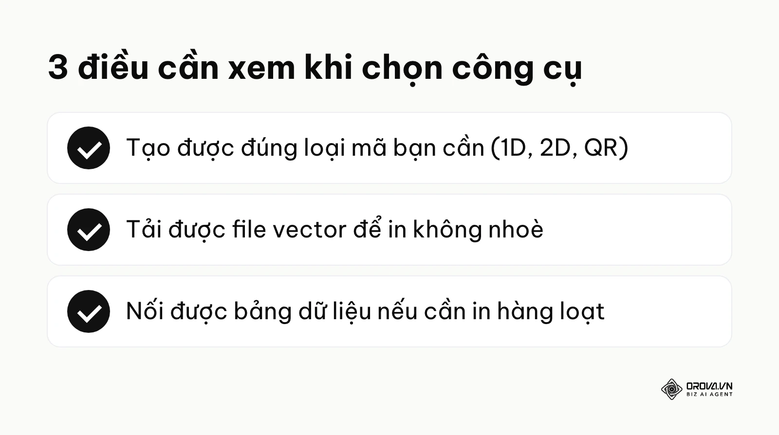 Danh sách các tiêu chí cốt lõi cần đánh giá trước khi quyết định sử dụng một nền tảng tạo mã.