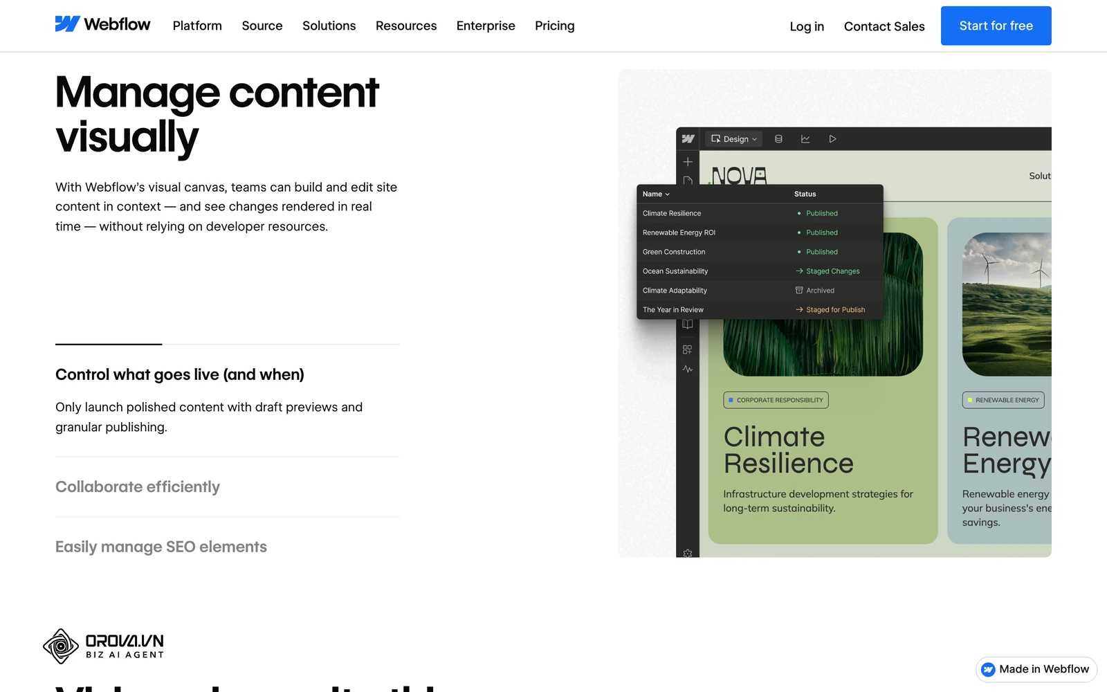 Automated Publishing Workflows: The best platforms connect directly to your CMS (like WordPress or Webflow). Content isn't just written; it is formatted, optimized, and pushed live automatically.
