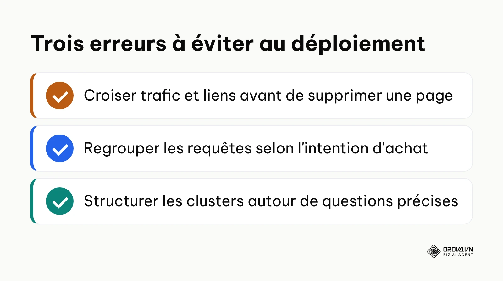 Liste des erreurs à éviter lors d'un audit sémantique