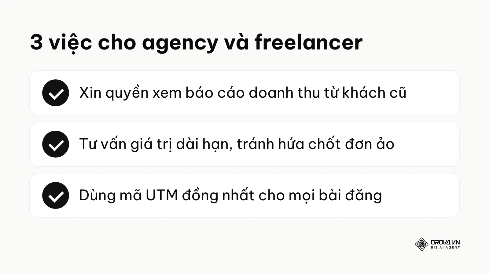 Ba việc agency hoặc freelancer cần làm để chứng minh quảng cáo mang lại lợi nhuận thực