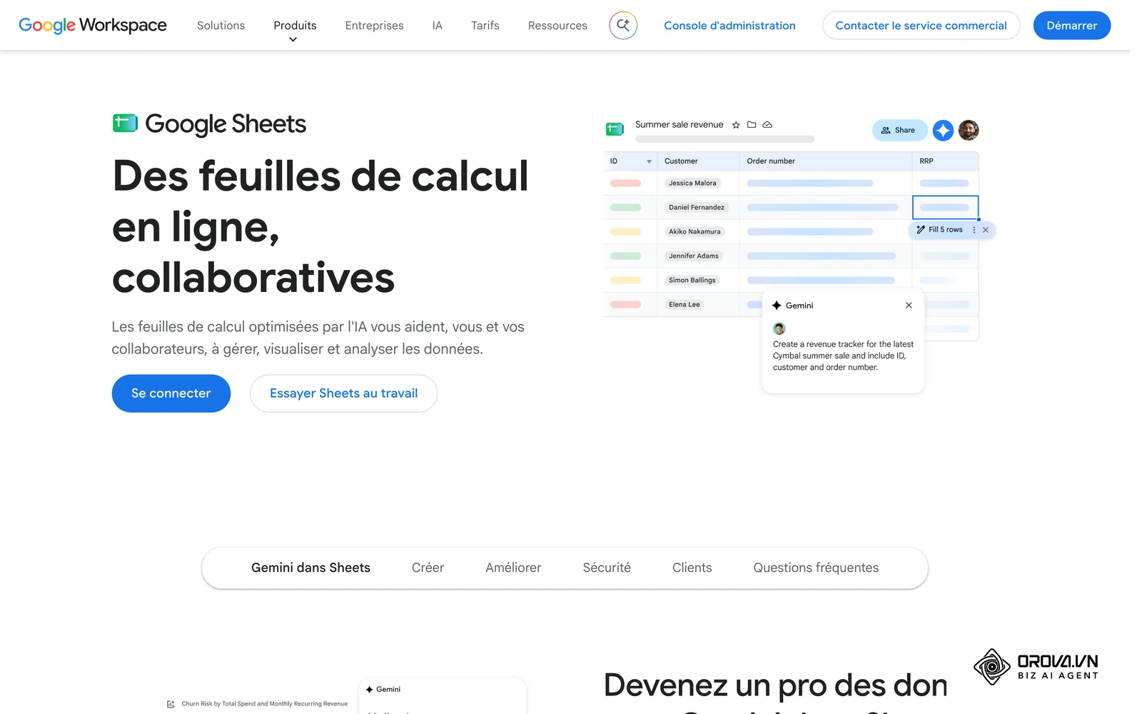 Un tableur comme Google Sheets suffit pour construire le calculateur de rentabilité.