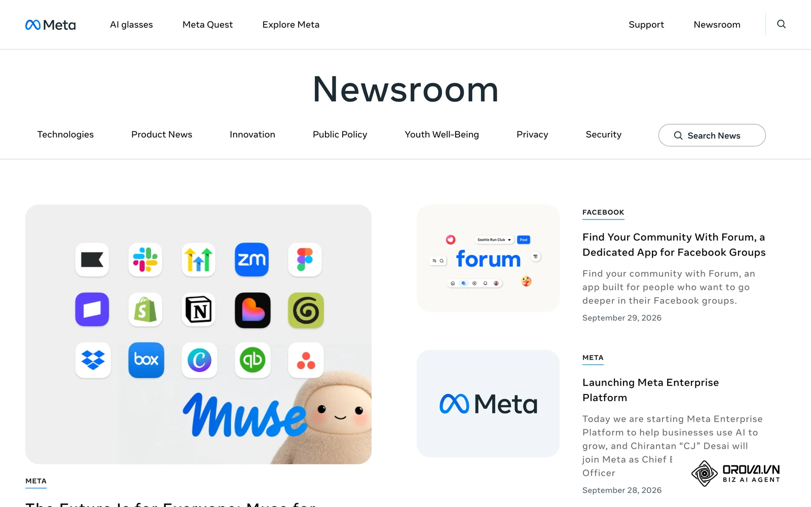 Meta announces product and composer changes in its newsroom, which is one reason native tools tend to get new features first.