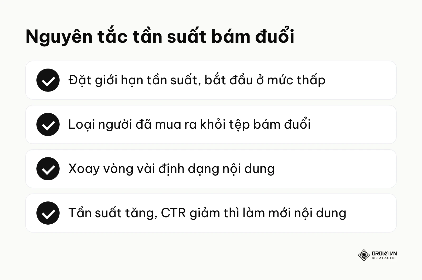Bốn nguyên tắc giữ tần suất quảng cáo bám đuổi không làm phiền người xem