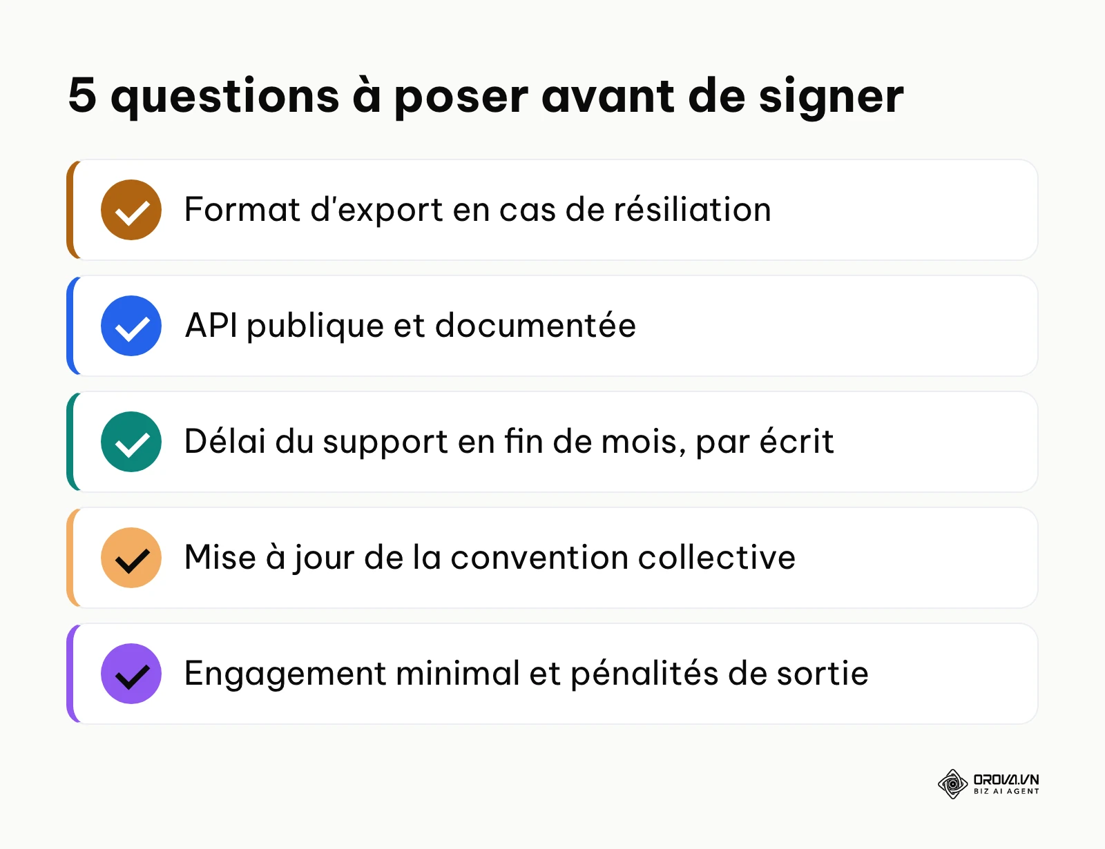 Checklist des questions à poser à un éditeur de logiciel RH