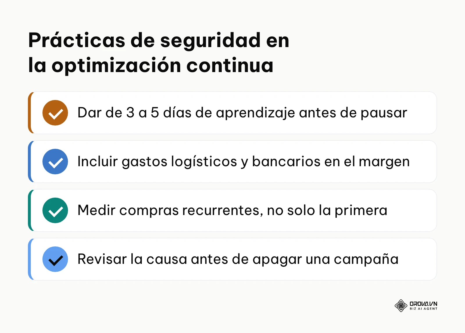 Lista de verificación con prácticas clave de seguridad para mantener la salud financiera de la campaña