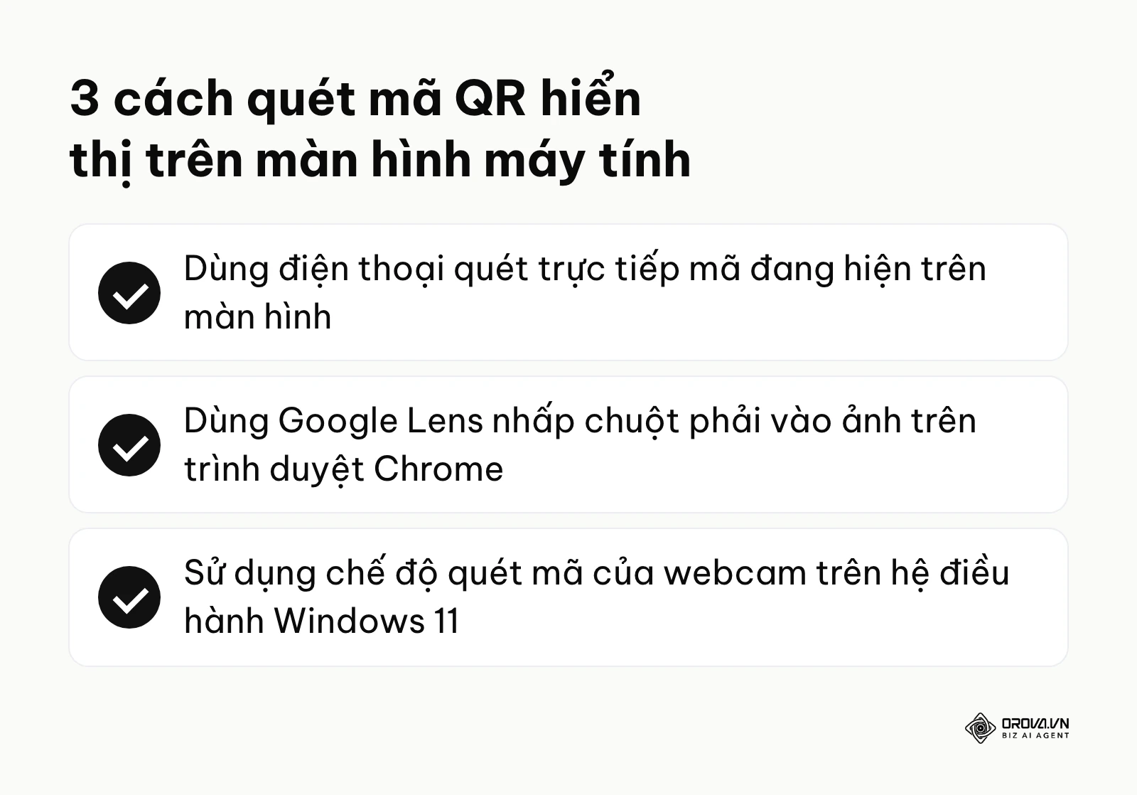 Danh sách 3 phương pháp quét mã QR trên màn hình máy tính hiệu quả