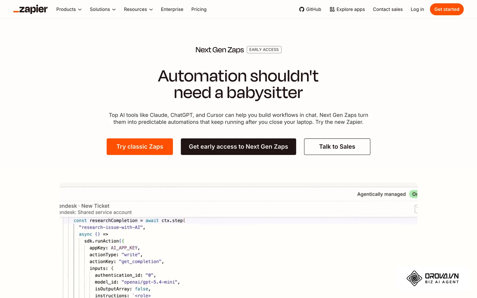 A middleware platform's feature page: rules that connect separate apps act as the connective tissue between tools.