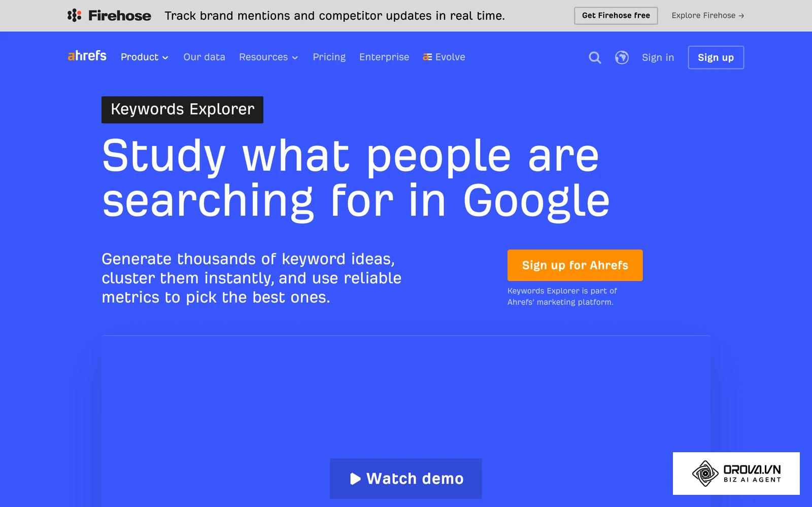 Ahrefs has long been considered one of the absolute best keyword research tools in existence.