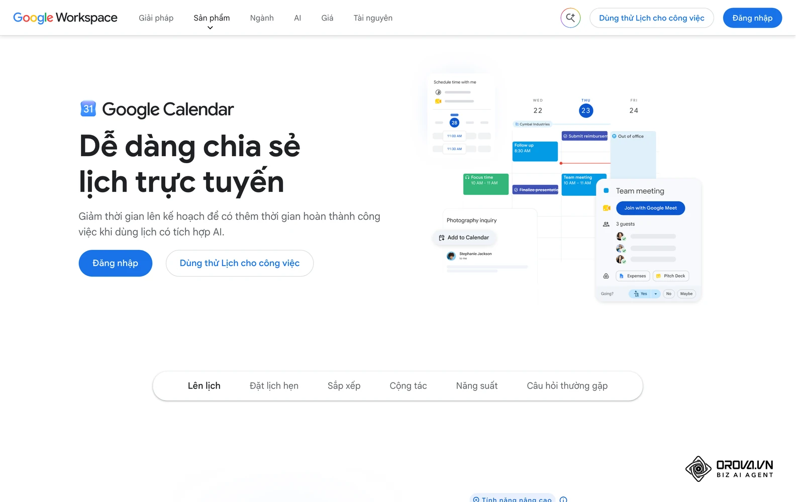 Google Calendar, một cách đơn giản để lên lịch ý tưởng đăng bài cả tuần.
