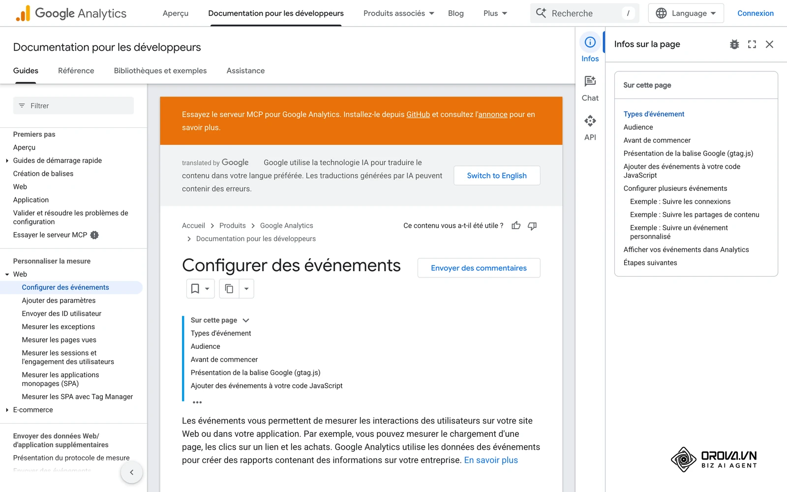 Documentation officielle Google Analytics 4 sur l'envoi d'événements, base du suivi des formulaires MOFU.