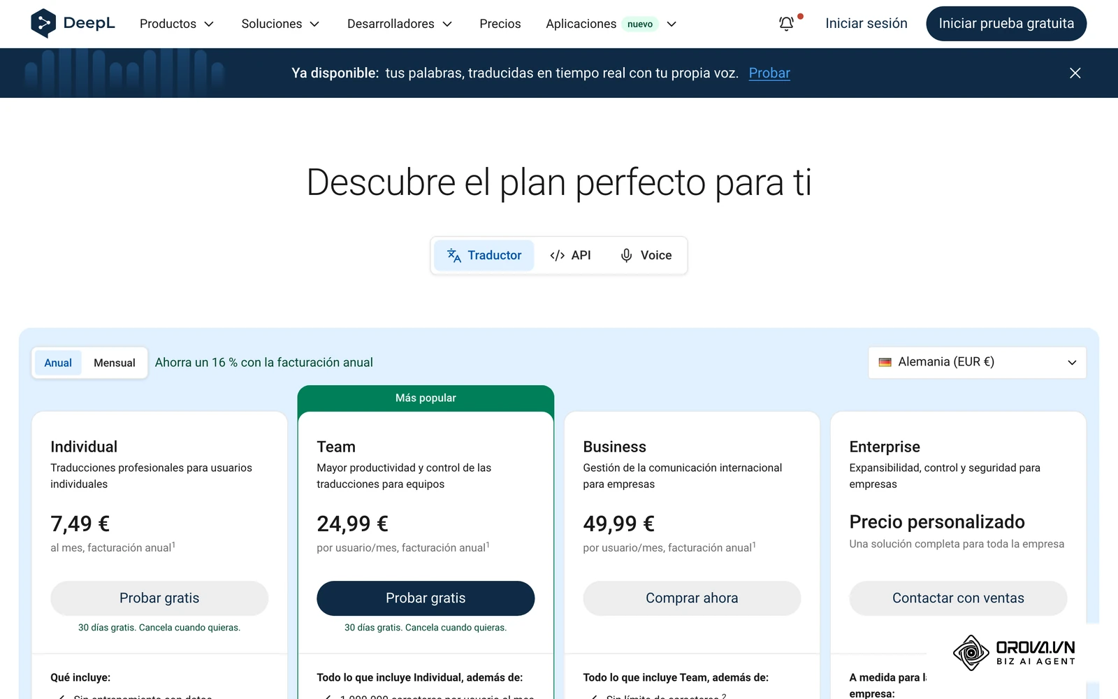 Traducción Automática Neuronal: Utiliza herramientas como DeepL (muy superior a Google Translate para la mayoría de los idiomas europeos)