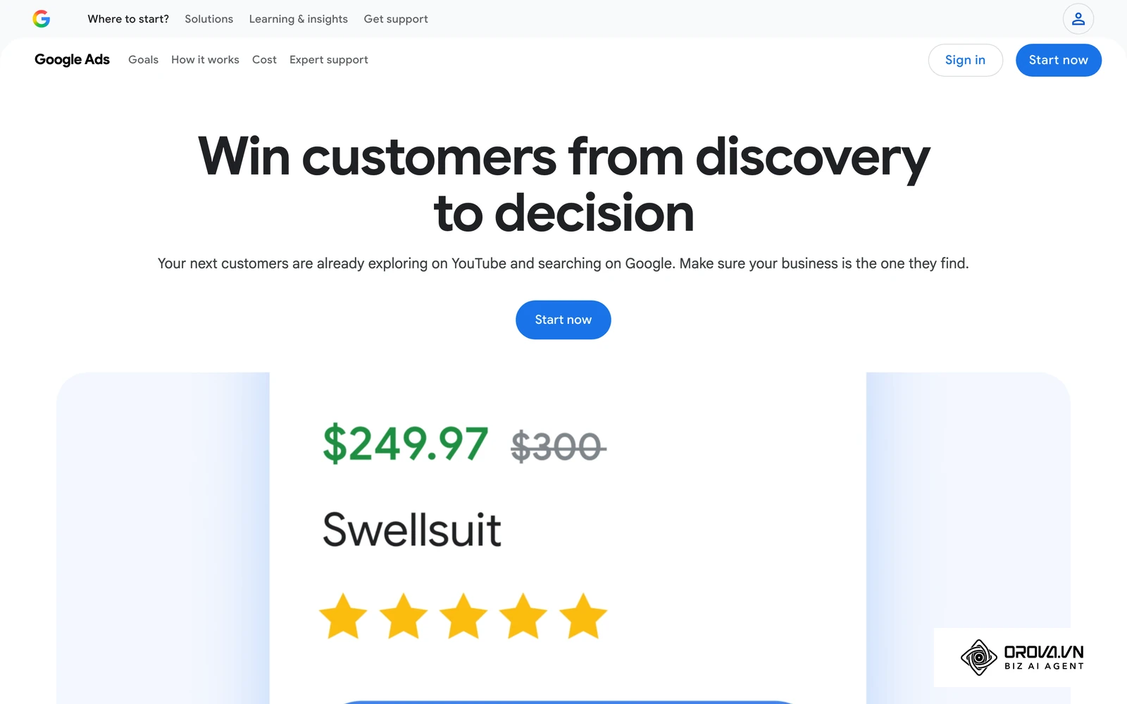 En Google Ads puedes modificar las columnas de rendimiento para auditar el CPM medio de tus campañas de Display y vídeo.