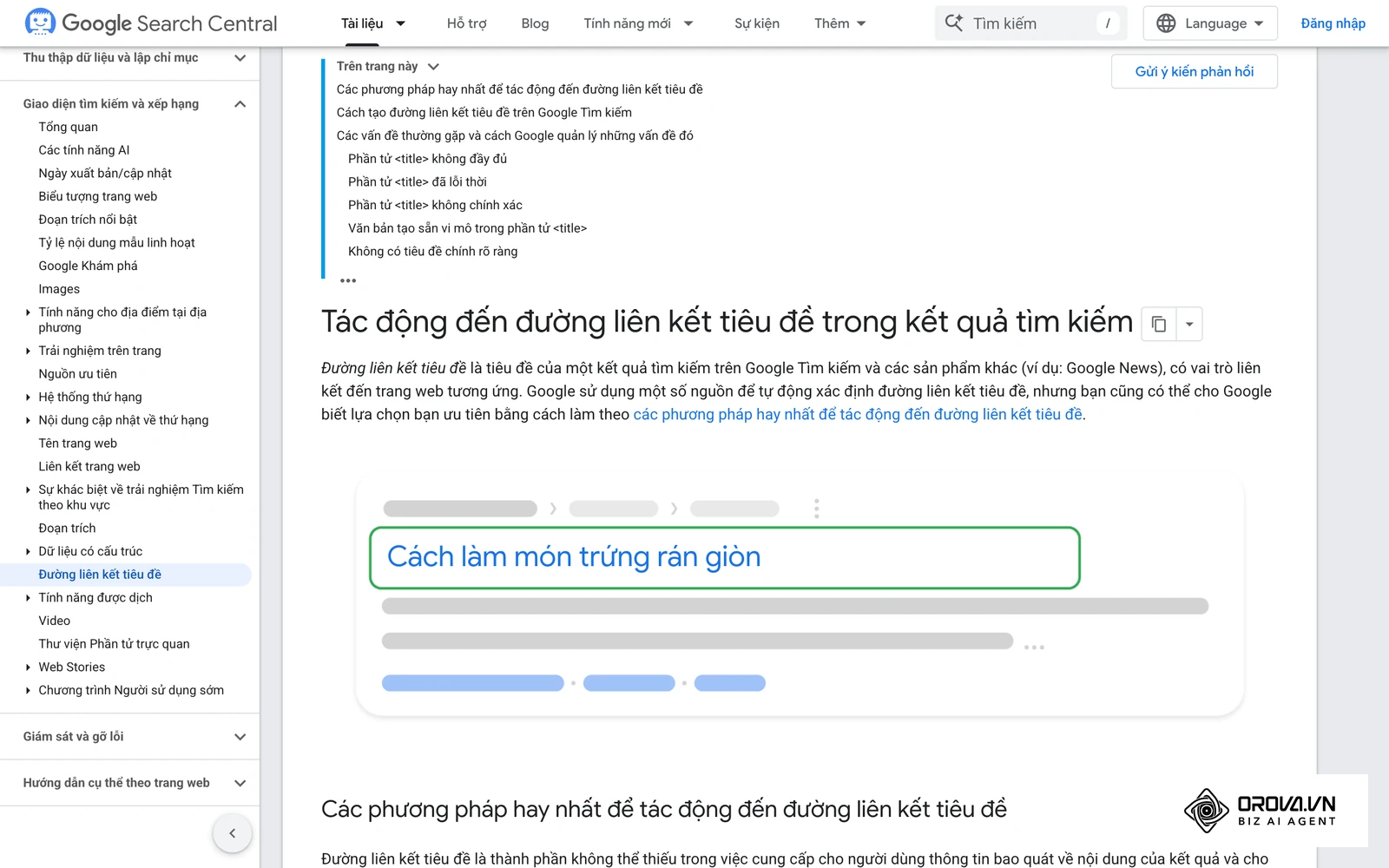 Đây là điểm chạm đầu tiên quyết định việc người dùng có click vào bài viết của bạn hay không.