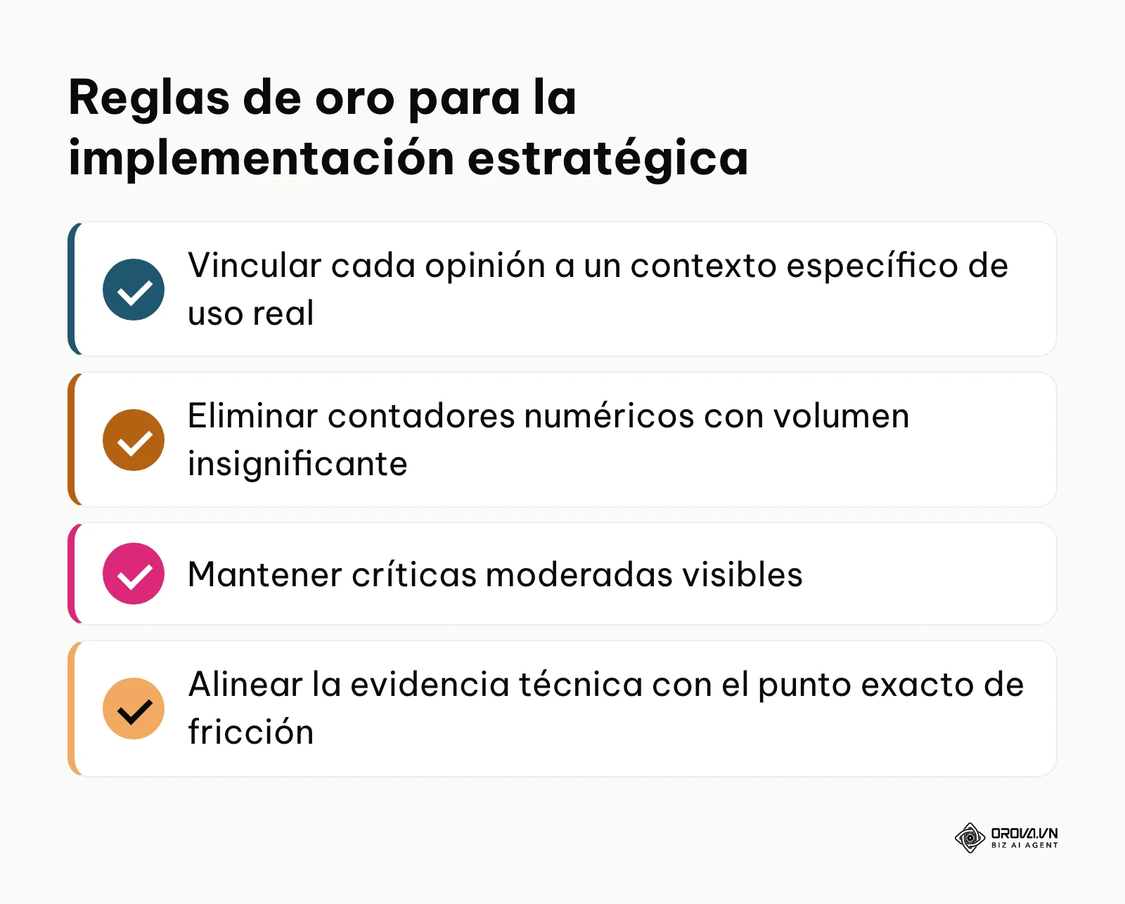 Lista de verificación para ejecutar una estrategia de prueba social sin incurrir en malas prácticas