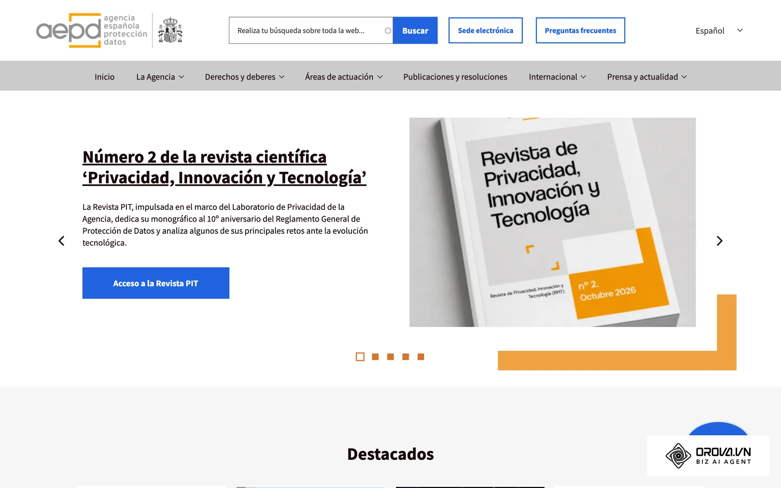 Agencia Española de Protección de Datos: referencia para la purga legal antes de migrar datos del personal.