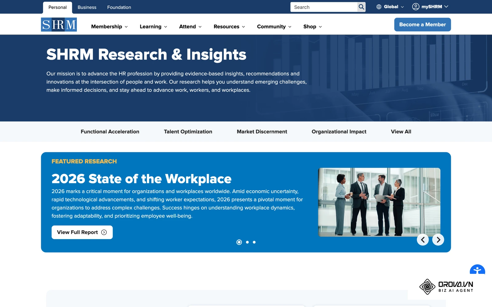SHRM publishes research on talent acquisition and workforce trends that HR teams can use to frame the business case for volume hiring.