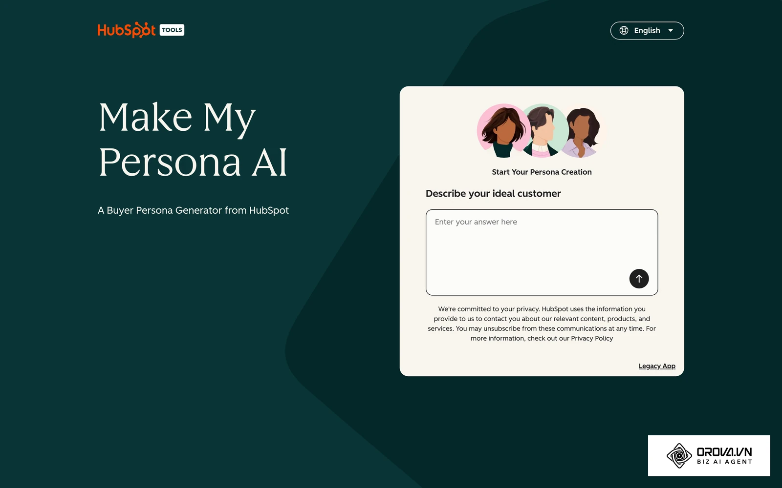 A free persona builder can help you write down your ideal buyer before you brief any agency.
