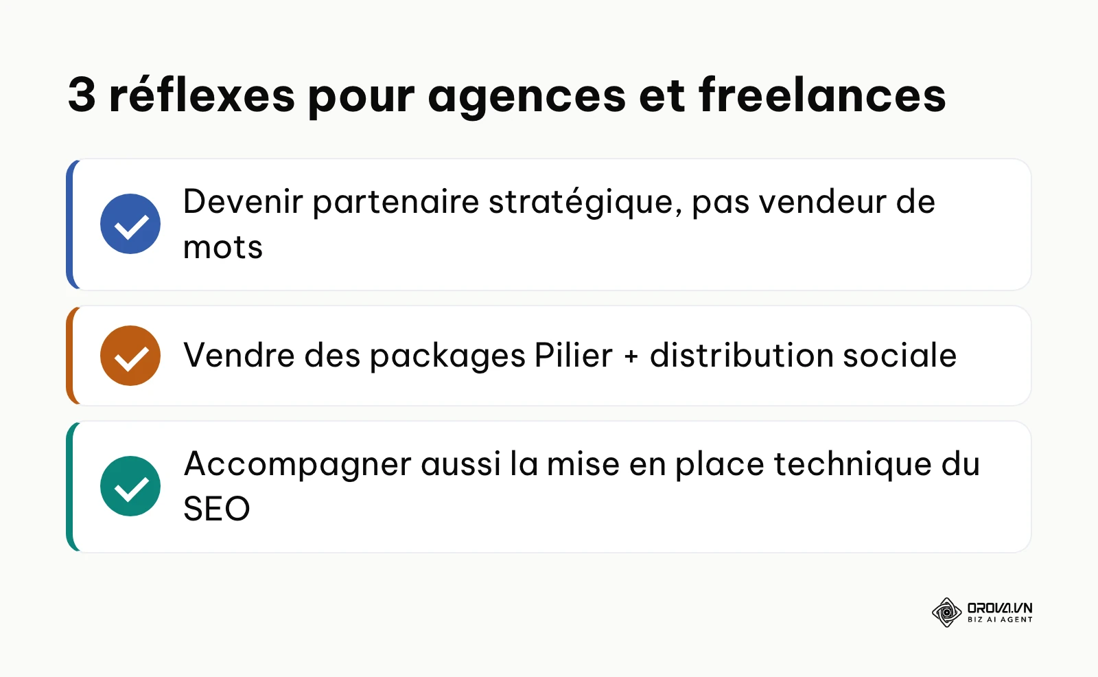 Liste des 3 réflexes à adopter pour les agences et freelances de contenu