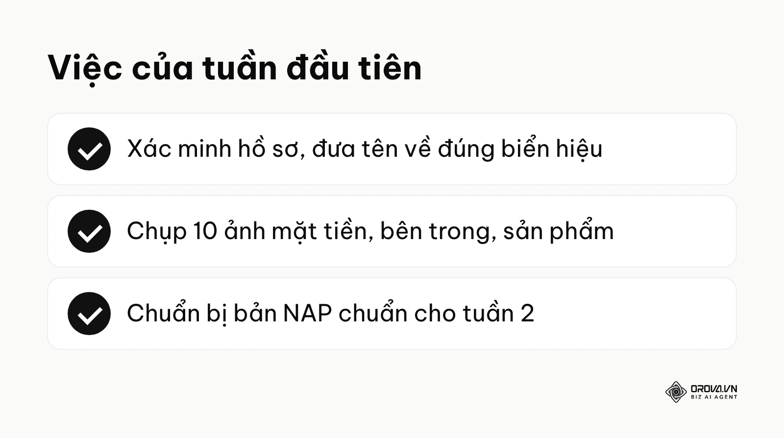 Tóm tắt việc chủ doanh nghiệp nhỏ cần làm trong tuần đầu SEO Maps