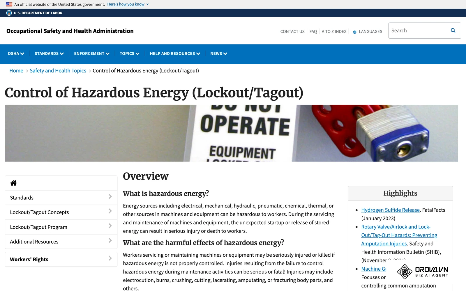 Control of hazardous energy requirements dictate strict isolation procedures during maintenance.