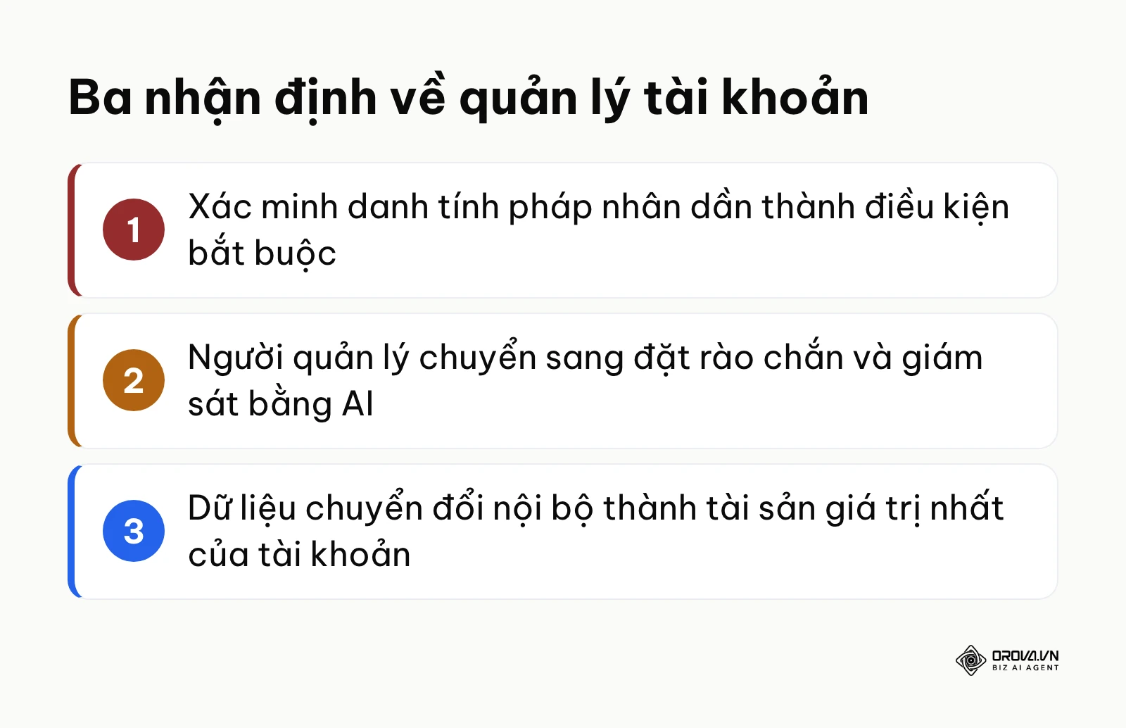 Tóm tắt ba nhận định của tác giả về xu hướng quản lý tài khoản quảng cáo