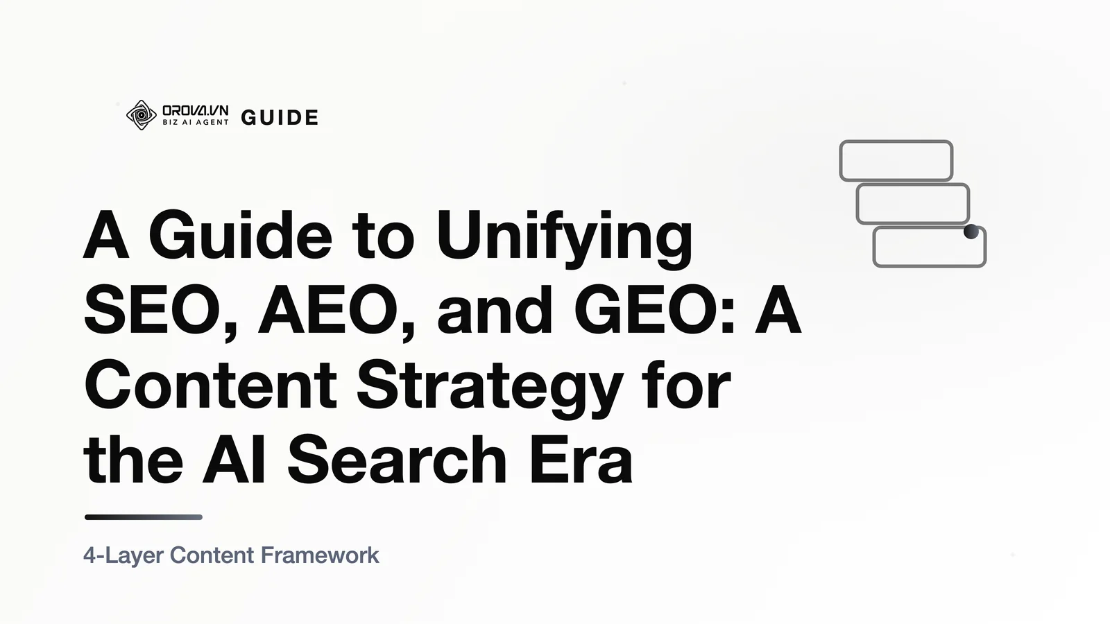 A Guide to Unifying SEO, AEO, and GEO: A Content Strategy for the AI Search Era