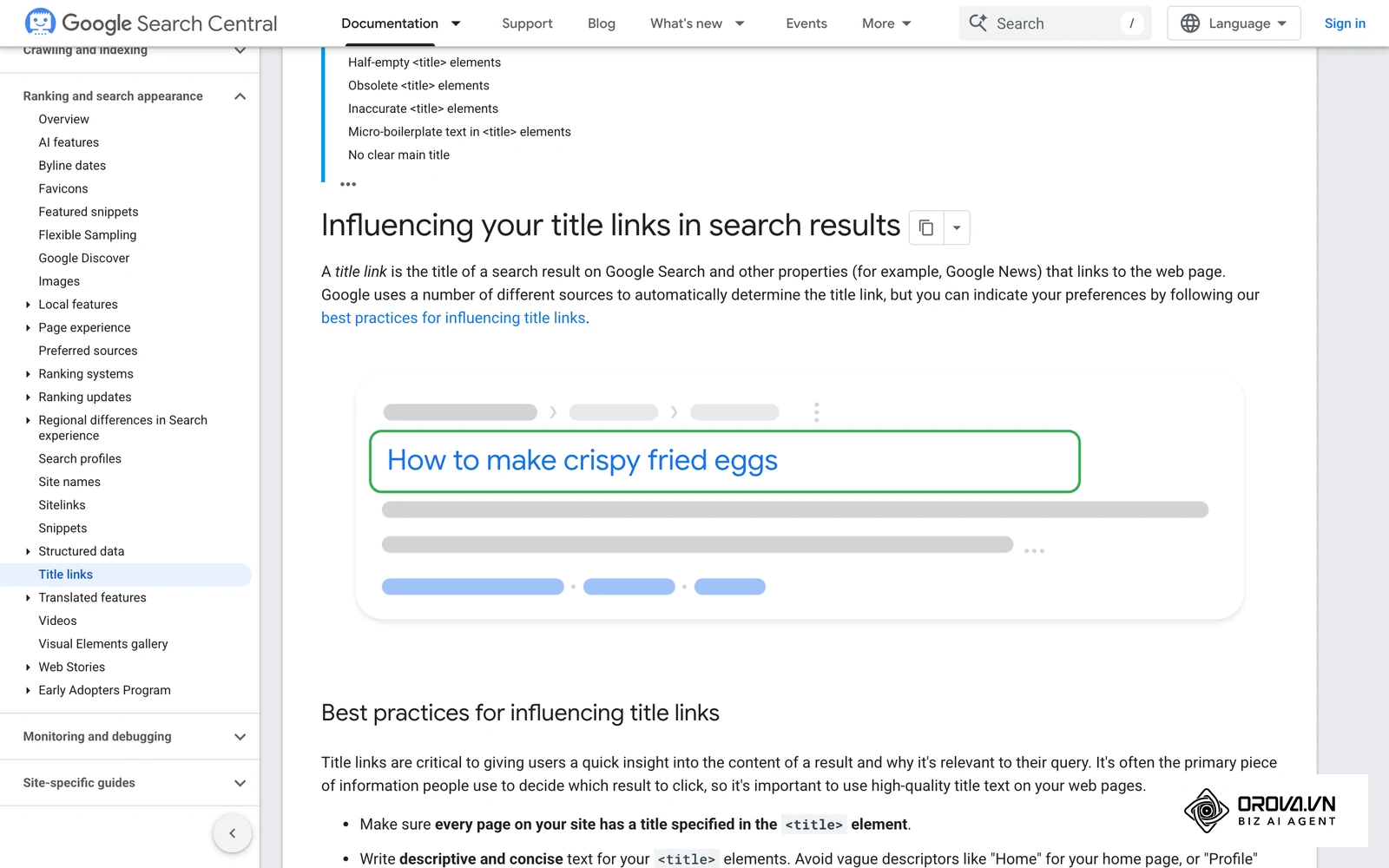 This is your first impression and the most critical on-page ranking factor.