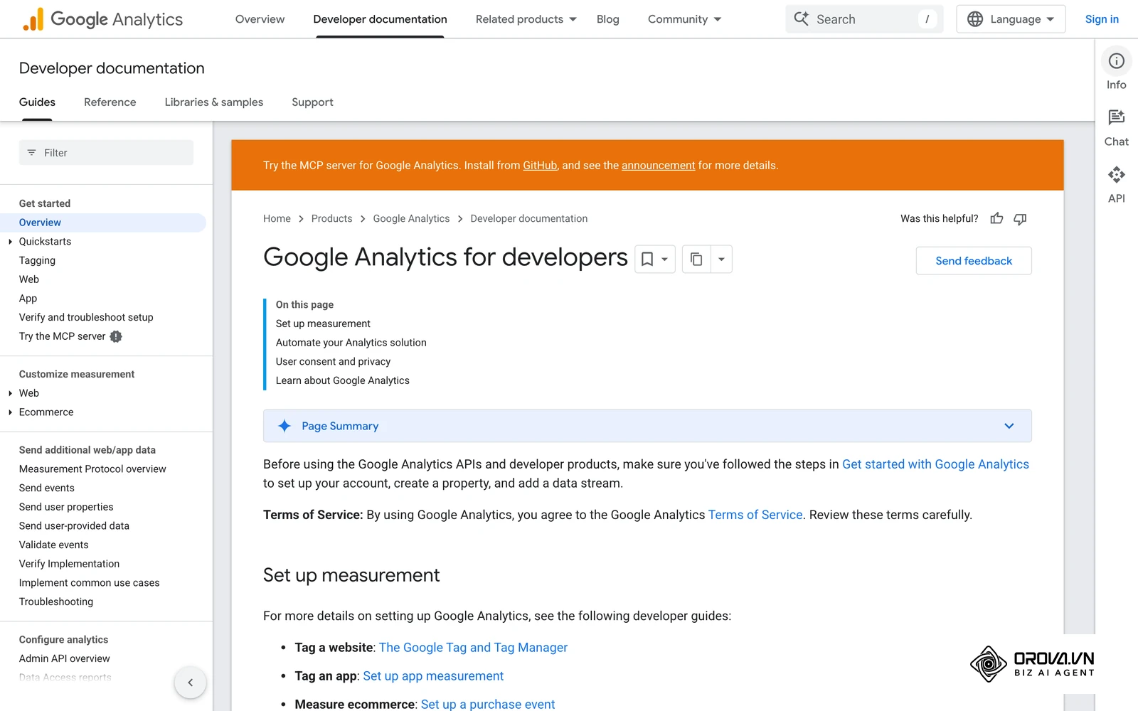 Google Analytics 4 developer documentation on collecting the events that feed revenue and conversion data.