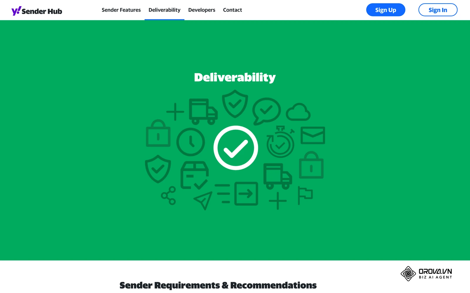 Yahoo Sender Hub: Yahoos beste praksis for avsendere, blant annet samtykke og enkel avmelding.