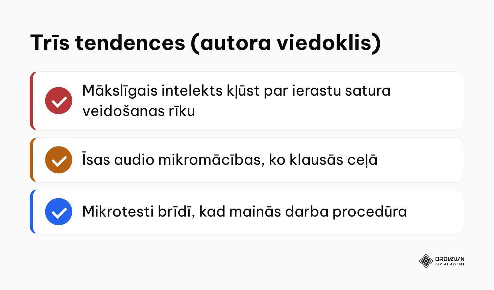 Trīs e-mācību tendences uzņēmumos pēc autora vērtējuma