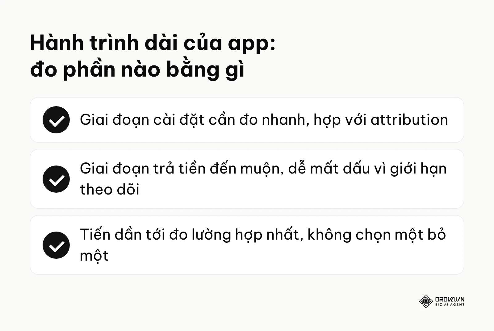 Cách chia việc đo lường cho ứng dụng có hành trình khách hàng dài