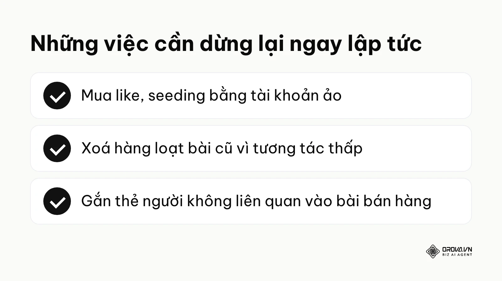 Danh sách các sai lầm khiến Fanpage giảm tương tác