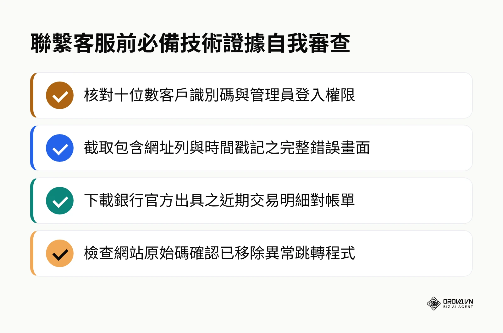提交 Google Ads 支援案件前之關鍵資料清單