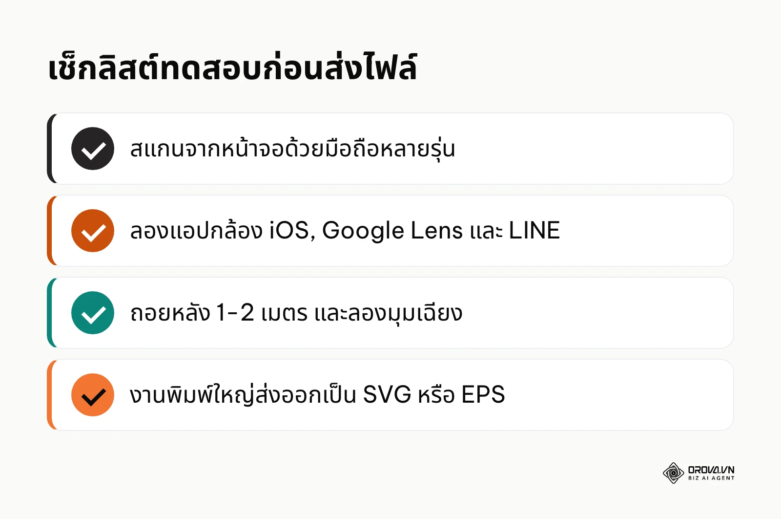 เช็กลิสต์ 4 ข้อสำหรับทดสอบการสแกนคิวอาร์โค้ดก่อนส่งไฟล์ให้โรงพิมพ์