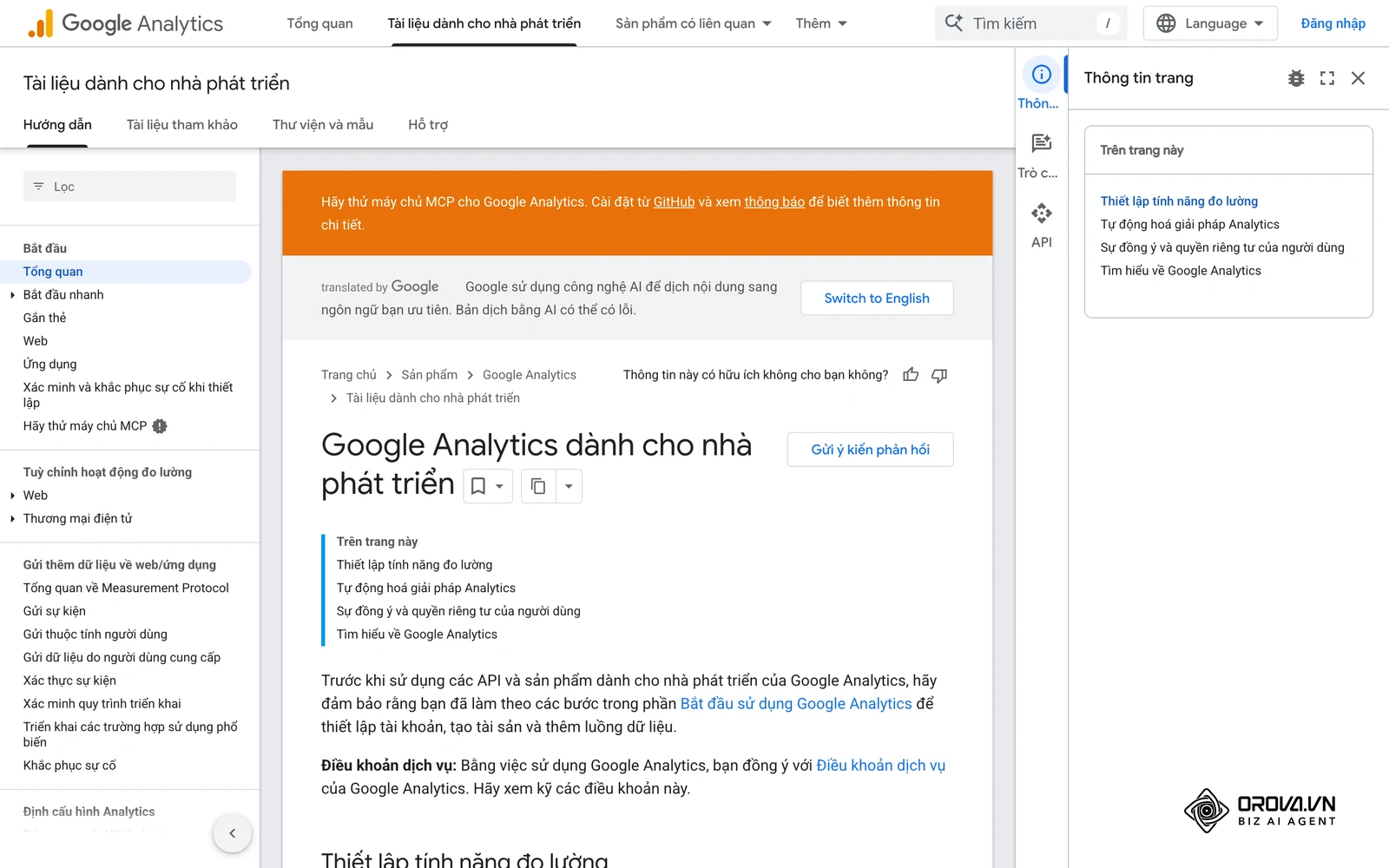 Tài liệu thiết lập đo lường sự kiện từ Google Analytics giúp theo dõi luồng dữ liệu quét mã.