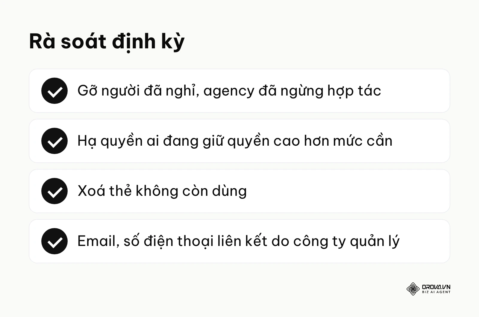 Danh sách rà soát người dùng và thanh toán định kỳ trong tài khoản quảng cáo Facebook