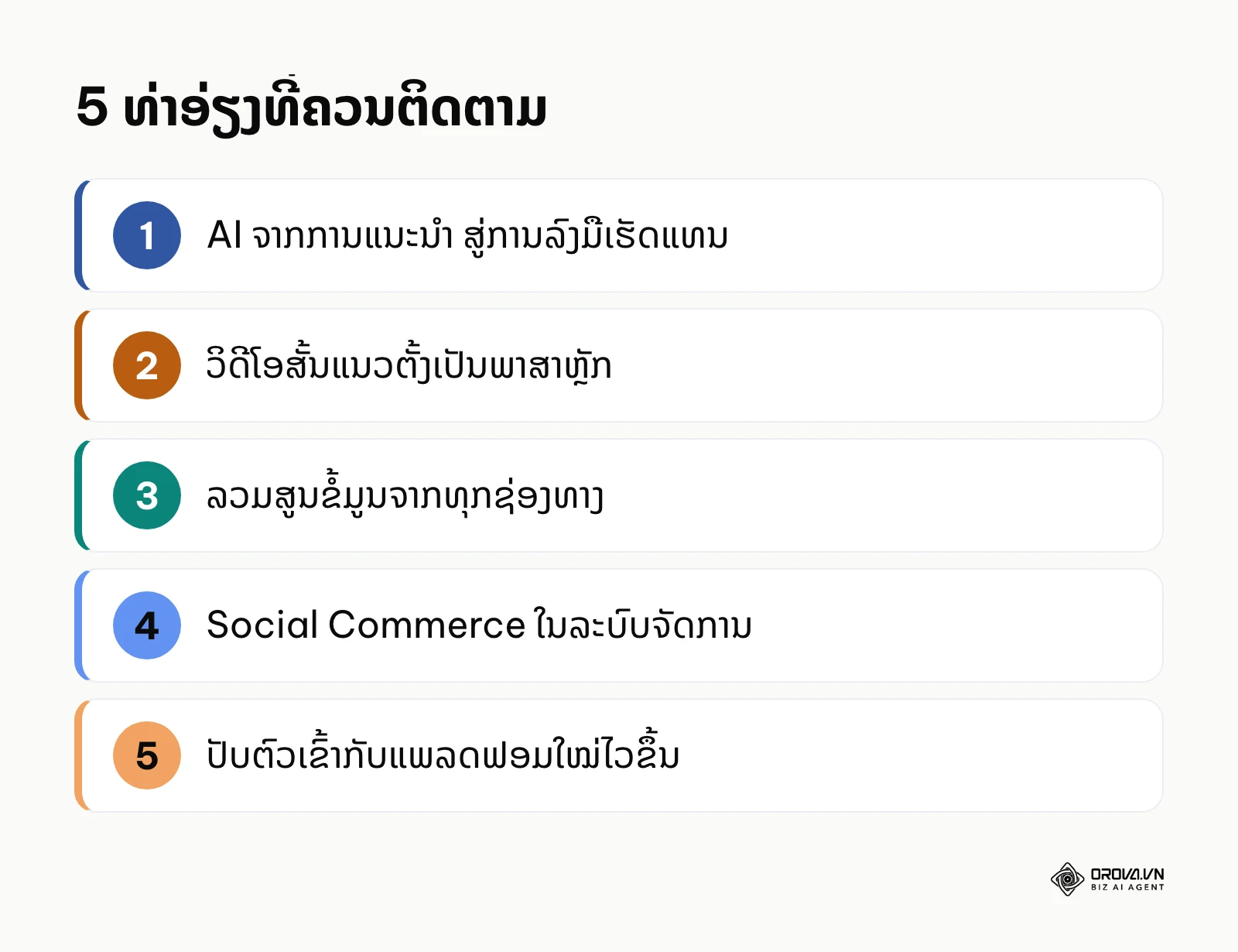 ສະຫຼຸບ 5 ທ່າອ່ຽງການຈັດການສື່ສັງຄົມໃນສອງສາມປີຂ້າງໜ້າ