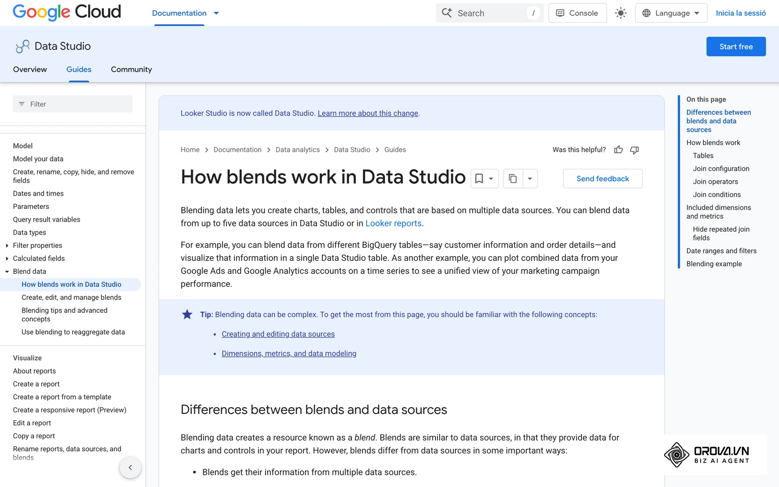 Ajuda oficial «How blends work»: com es combinen fins a cinc fonts amb una clau d'unió i la configuració de la unió (join).