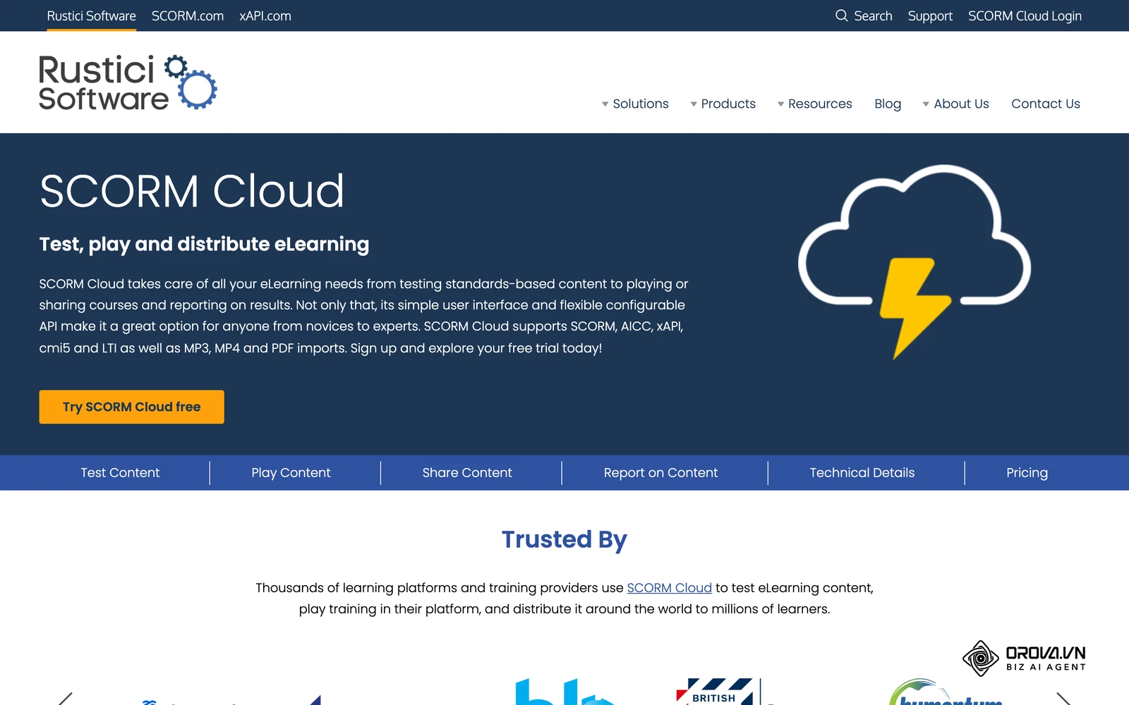 ផ្ទាំងវិភាគ Console នៅលើ SCORM Cloud សម្រាប់ពិនិត្យកូដ API និងតាមដានទិន្នន័យឆ្លើយសំណួរមុនដាក់លើ LMS។