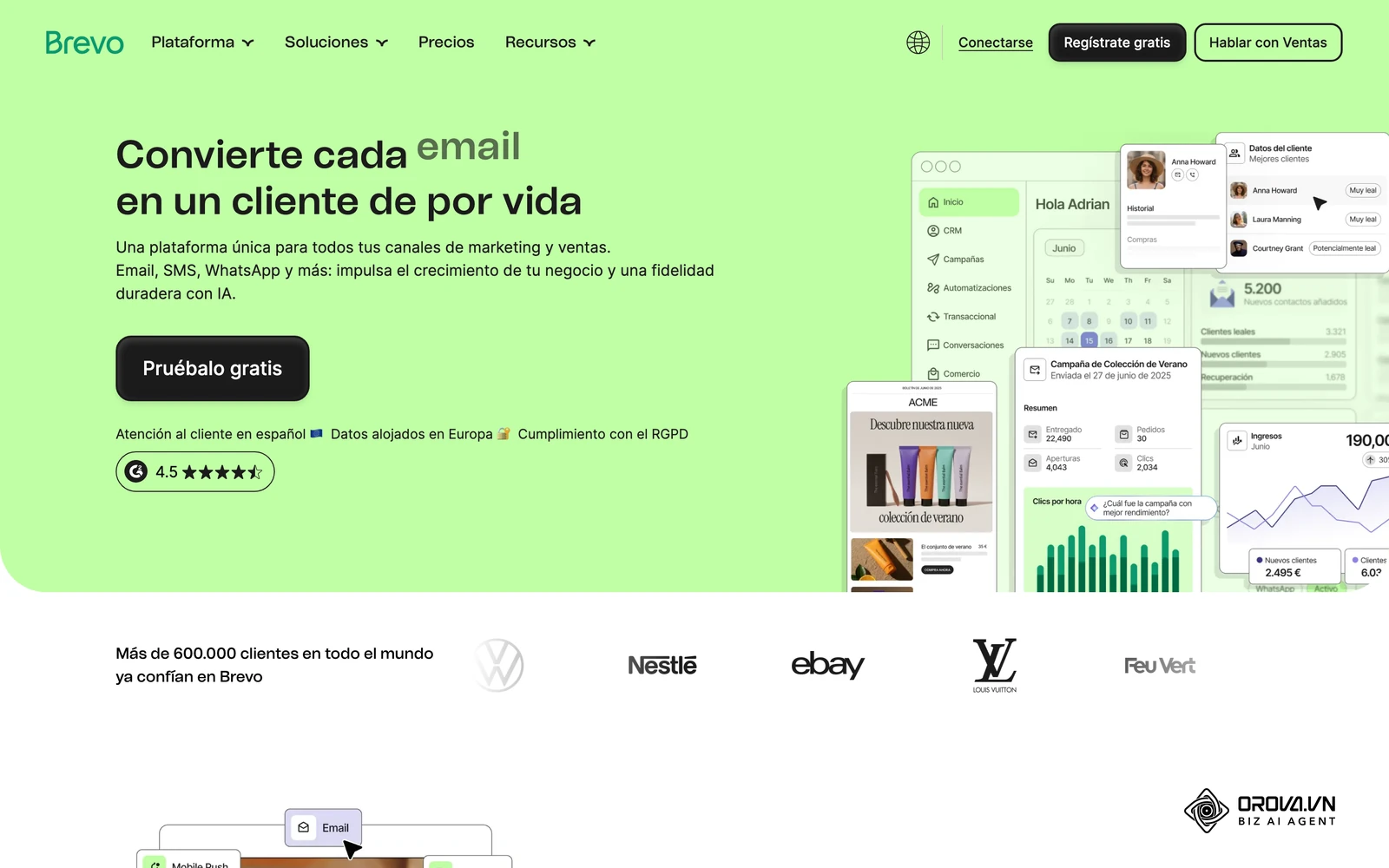 El correo automatizado sostiene el interés durante la consideración.
