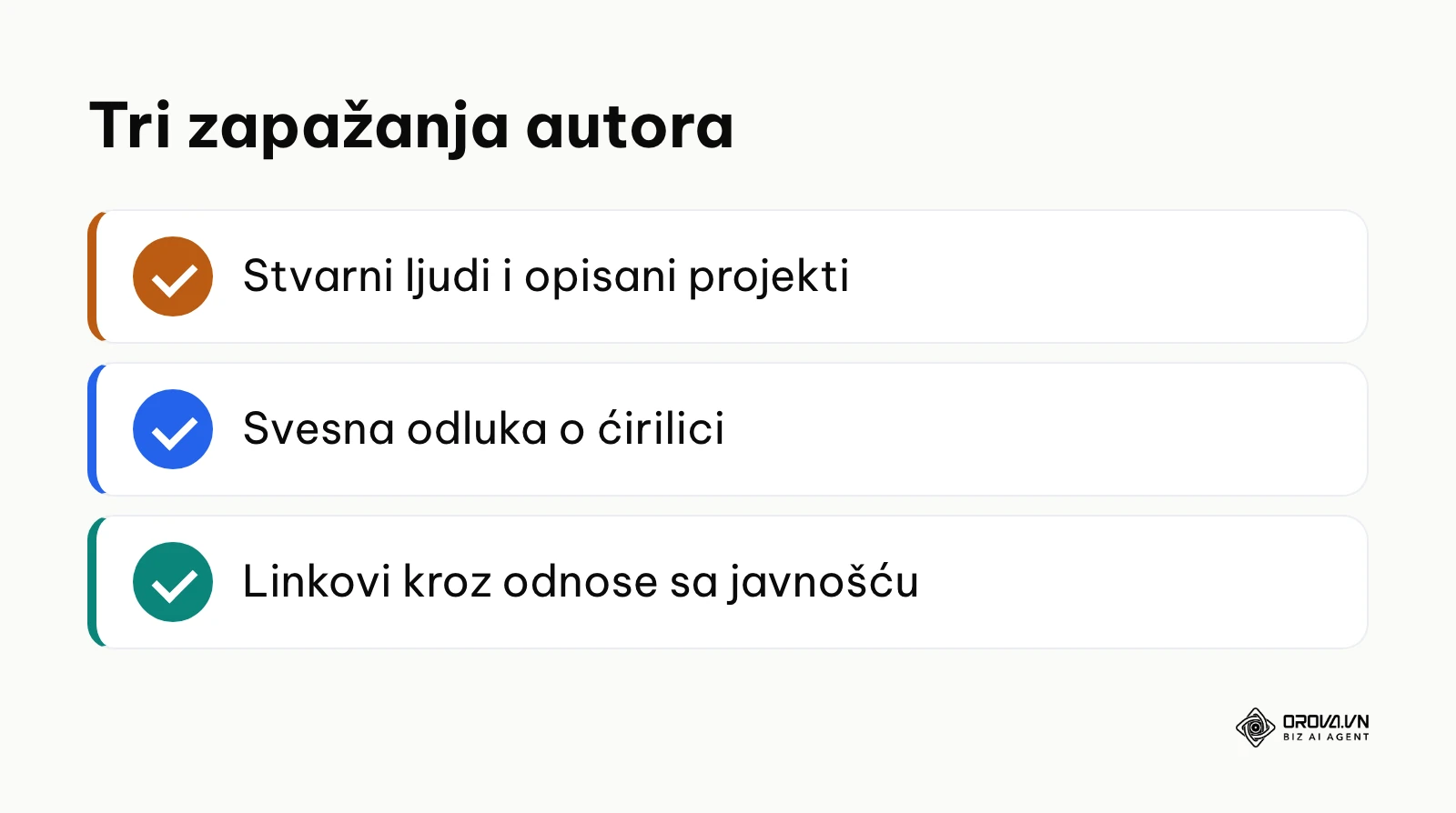 Sažetak tri zapažanja autora o SEO za uslužne firme