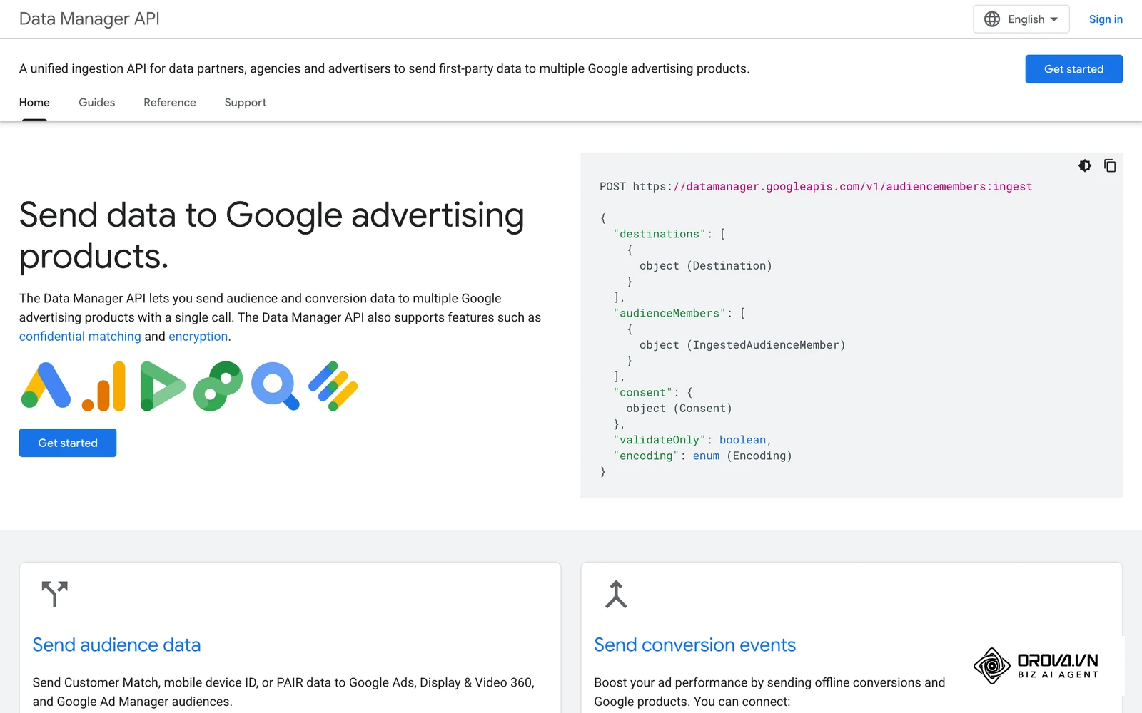 Google's Data Manager API documentation, now the recommended path for new Customer Match integrations.